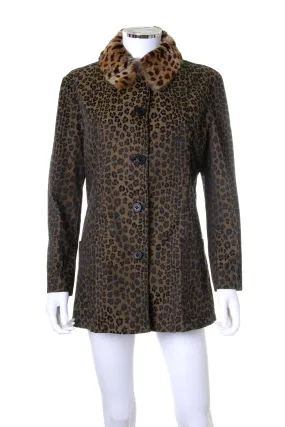 Animal Print Coat