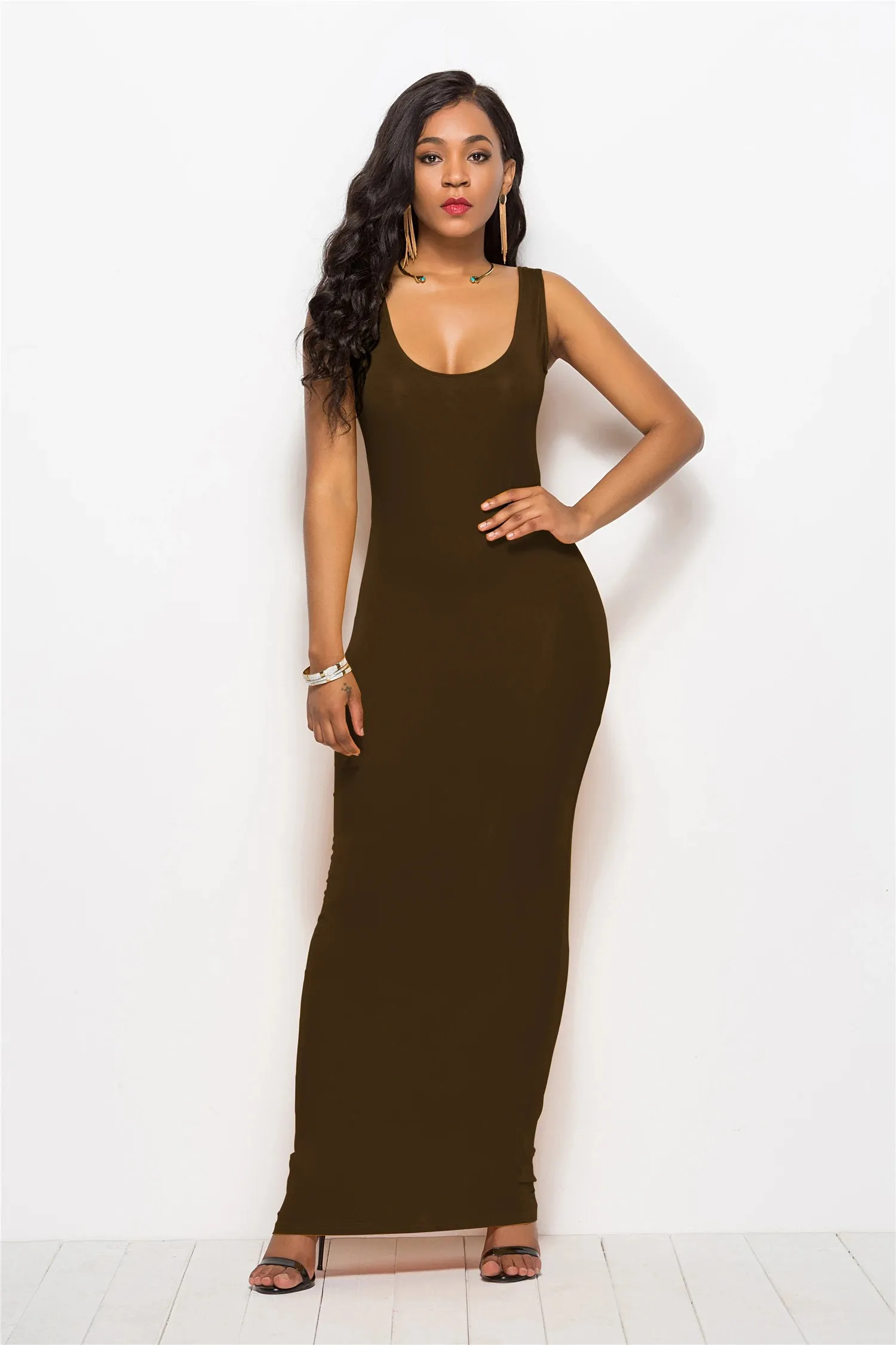 Basic Casual Long Summer Dresses