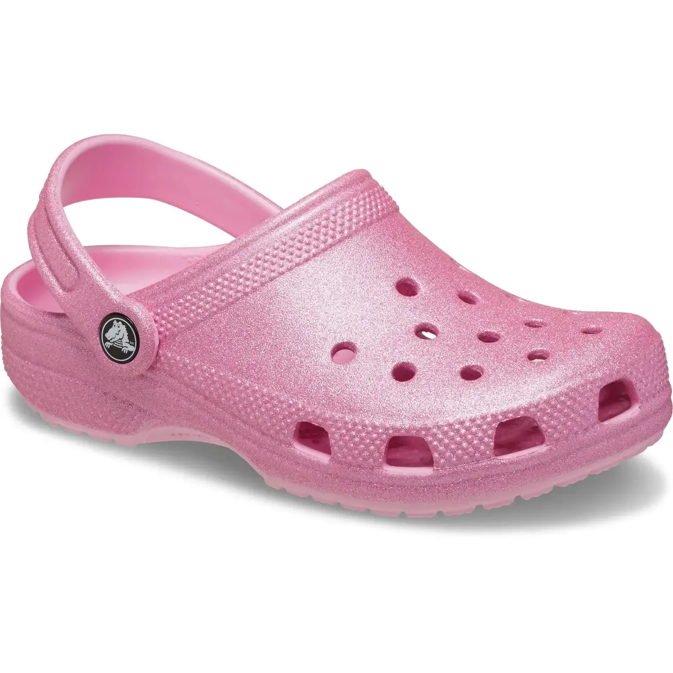 Crocs Classic Glitter Clog Kids (Pink Tweed Glitter)