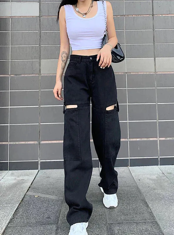 TastyHottie - LOOSE TROUSERS HIGH WAIST PANT